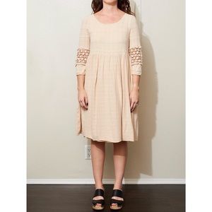 Mod Ref Dresses - Mod Ref beige lined dress size small Mod Ref Dresses - Mod Ref beige lined dress size small